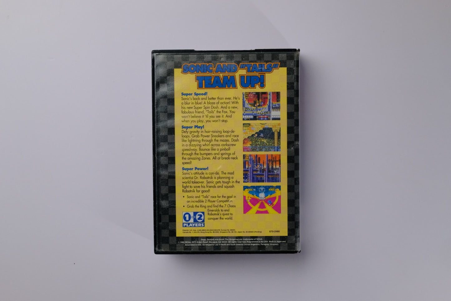 Sonic The Hedgehog 2 Sega Genesis Complete