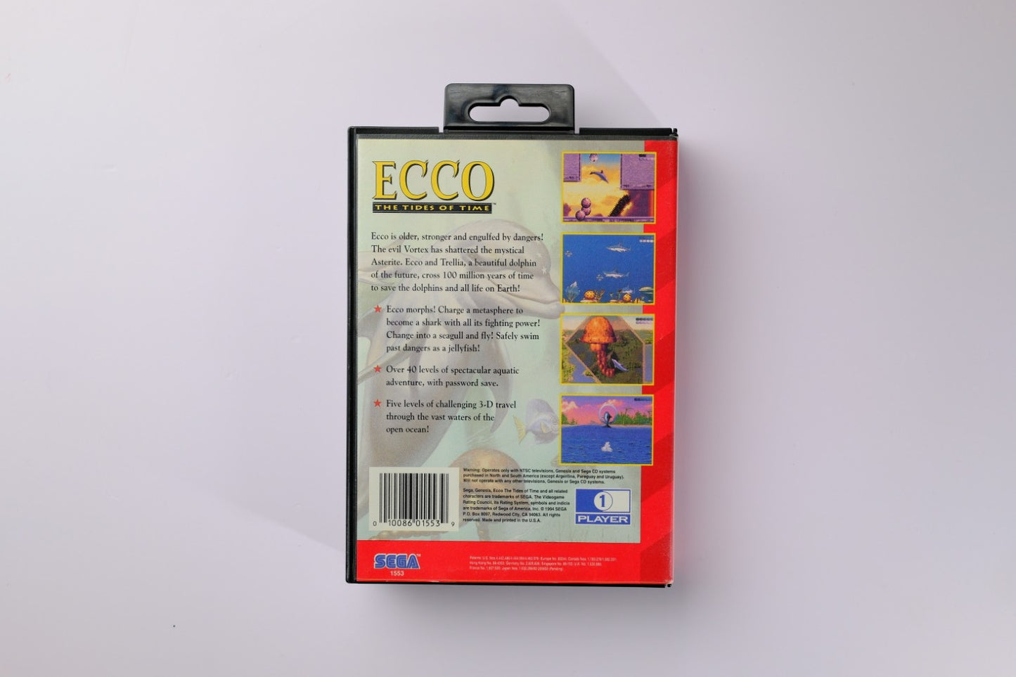 Ecco The Tides of Time Sega Genesis Complete