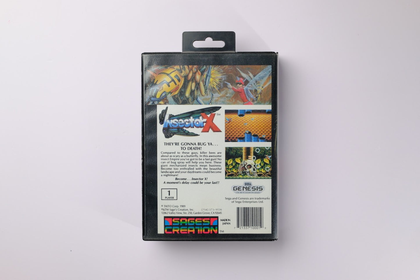 Insector X Sega Genesis Complete