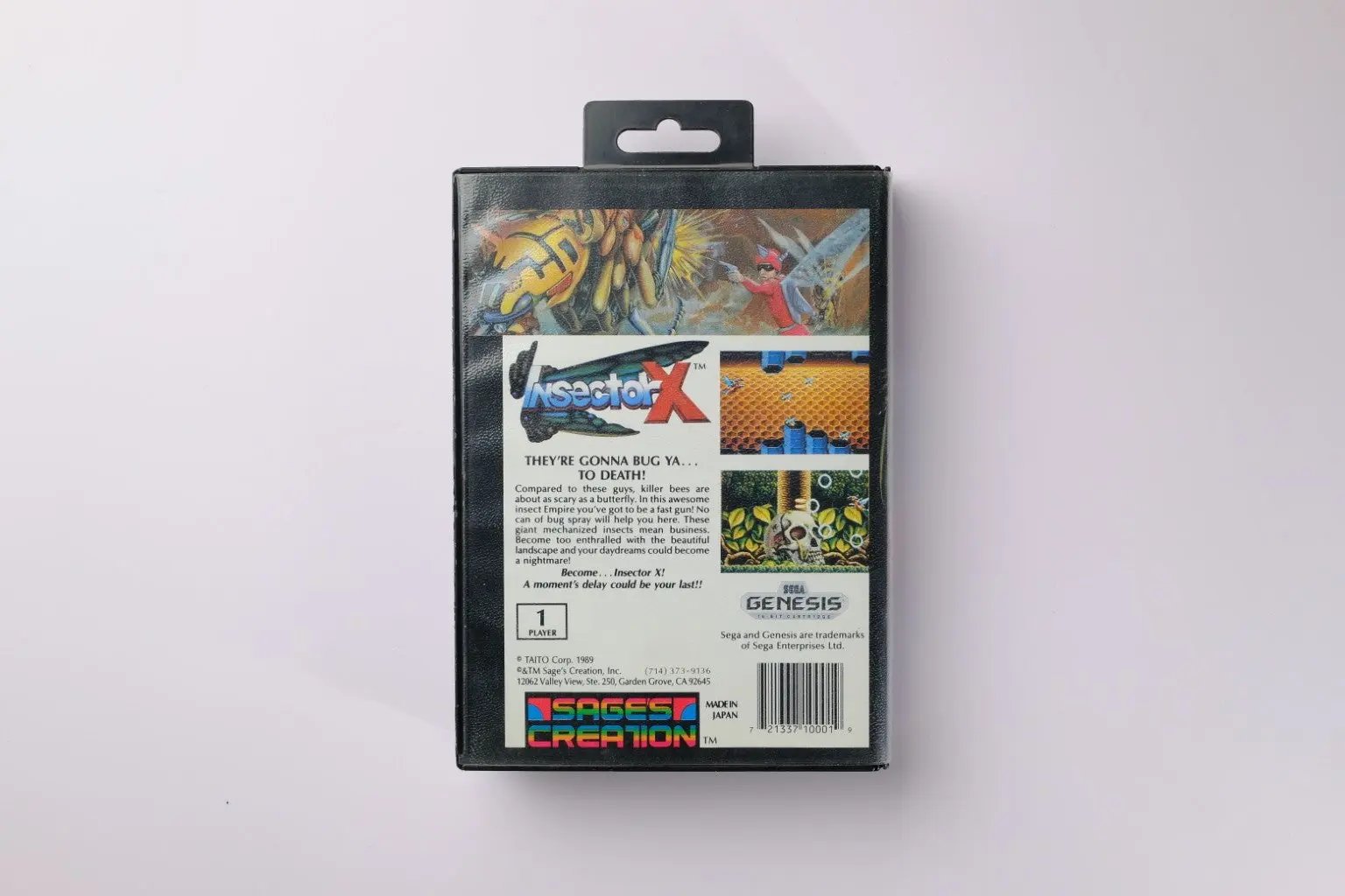 Insector X Sega Genesis Complete RetroGate - Your Gateway to Classic Gaming