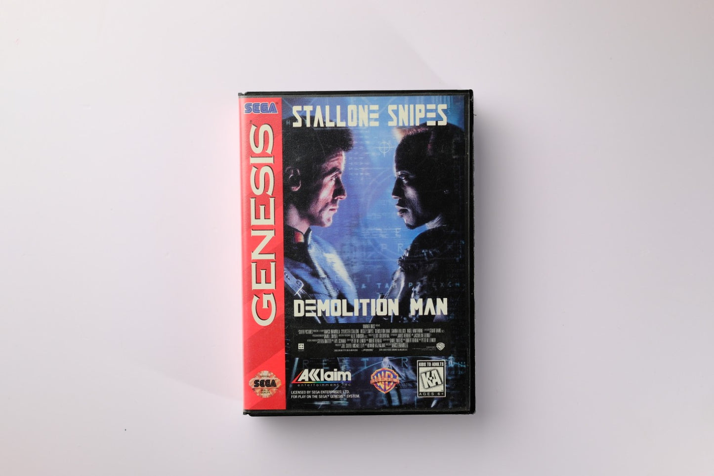 Demolition Man Sega Genesis Complete