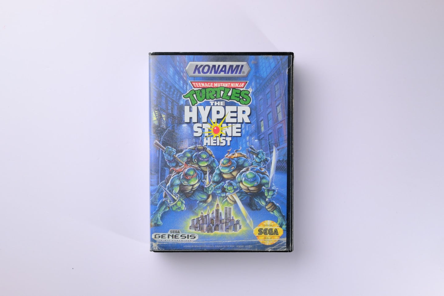 Teenage Mutant Ninja Turtles Hyperstone Heist Sega Genesis Complete