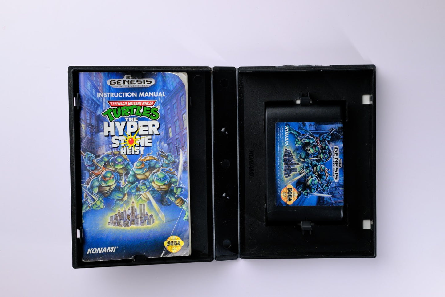Teenage Mutant Ninja Turtles Hyperstone Heist Sega Genesis Complete