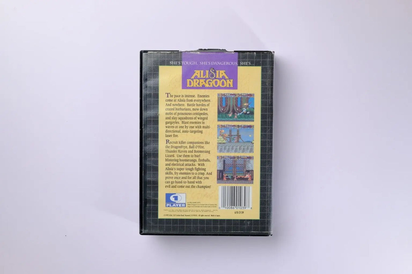 Alisia Dragoon Sega Genesis Complete RetroGate - Your Gateway to Classic Gaming