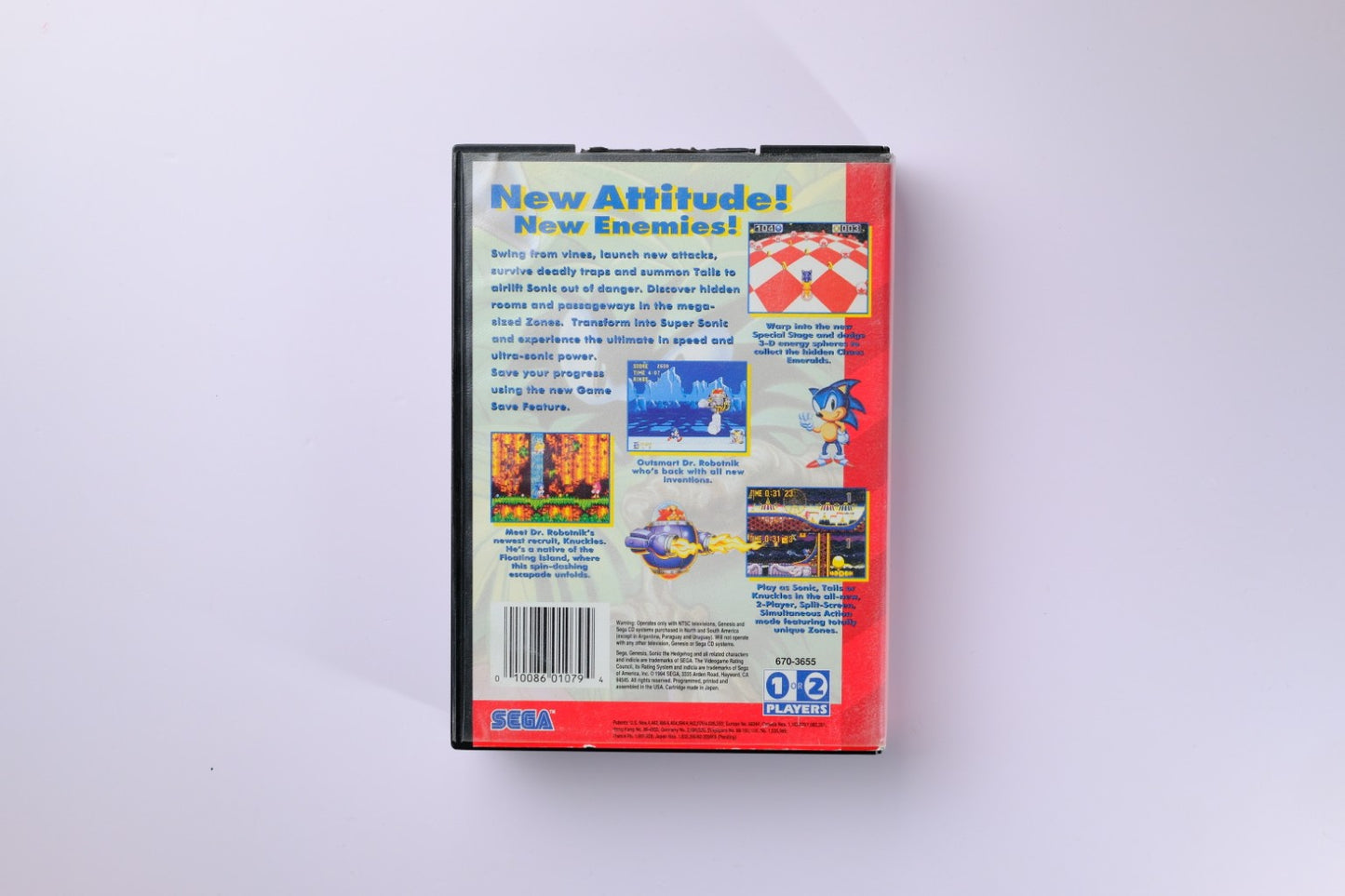 Sonic the Hedgehog 3 Sega Genesis Complete
