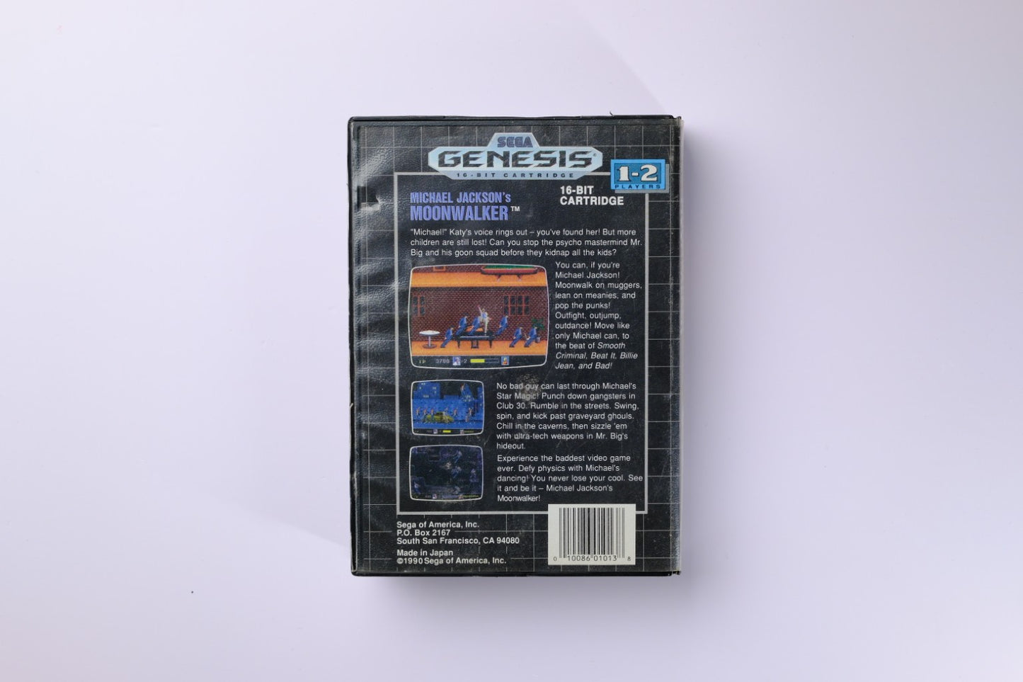 Michael Jackson Moonwalker Sega Genesis Complete