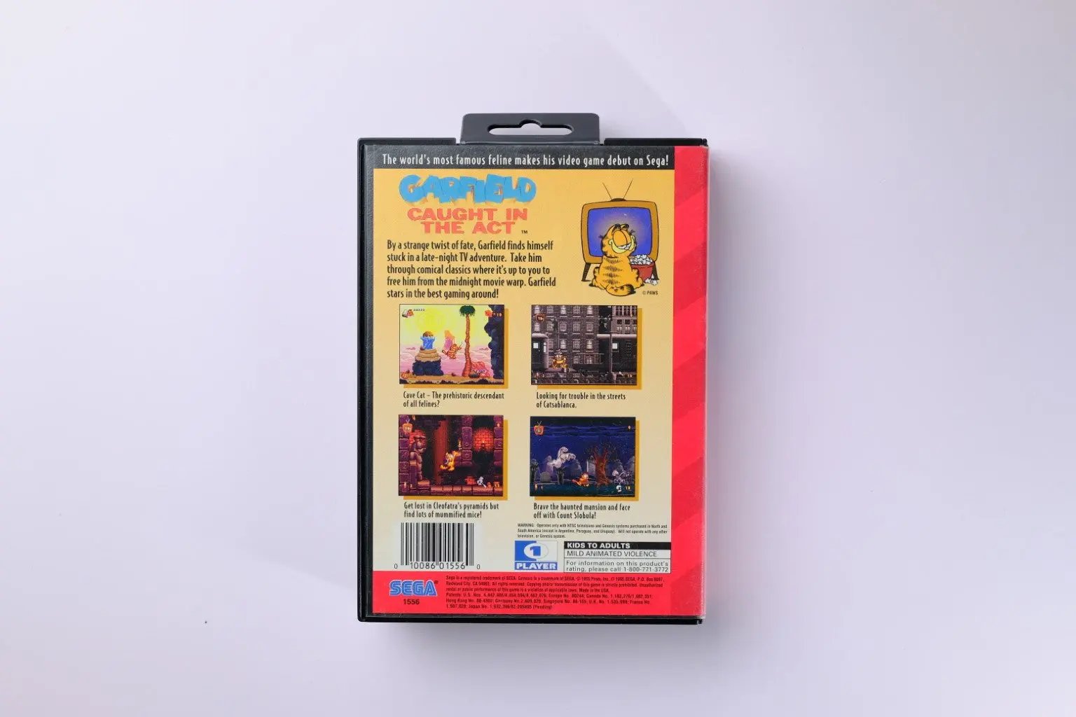 Garfield Caught in the Act Sega Genesis Complete RetroGate - Your Gateway to Classic Gaming