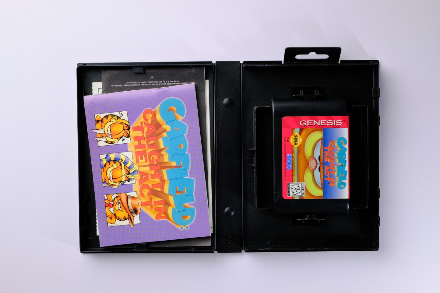 Garfield Caught in the Act Sega Genesis Complete