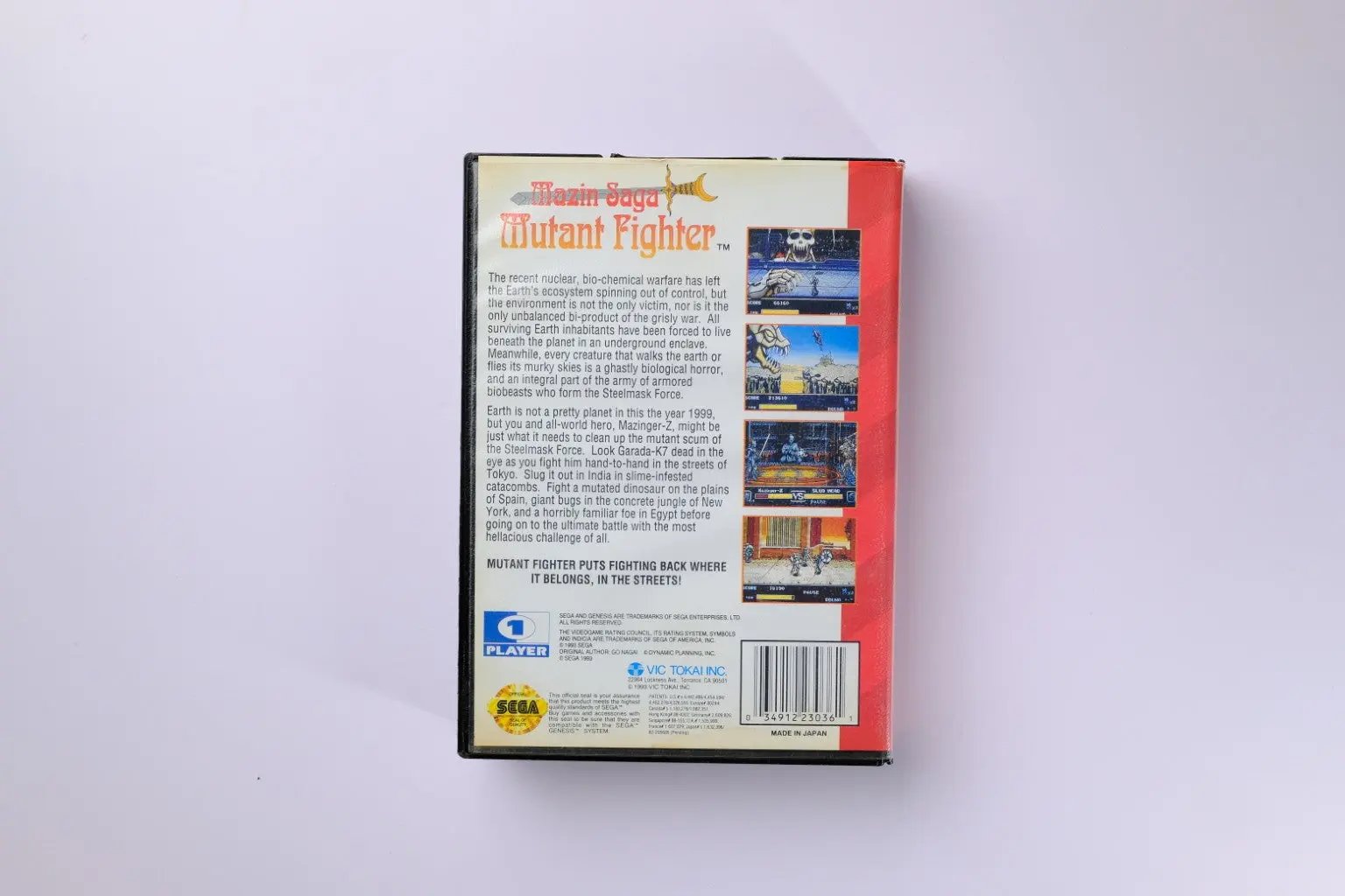 Mazin Saga Mutant Fighter Sega Genesis Complete RetroGate - Your Gateway to Classic Gaming