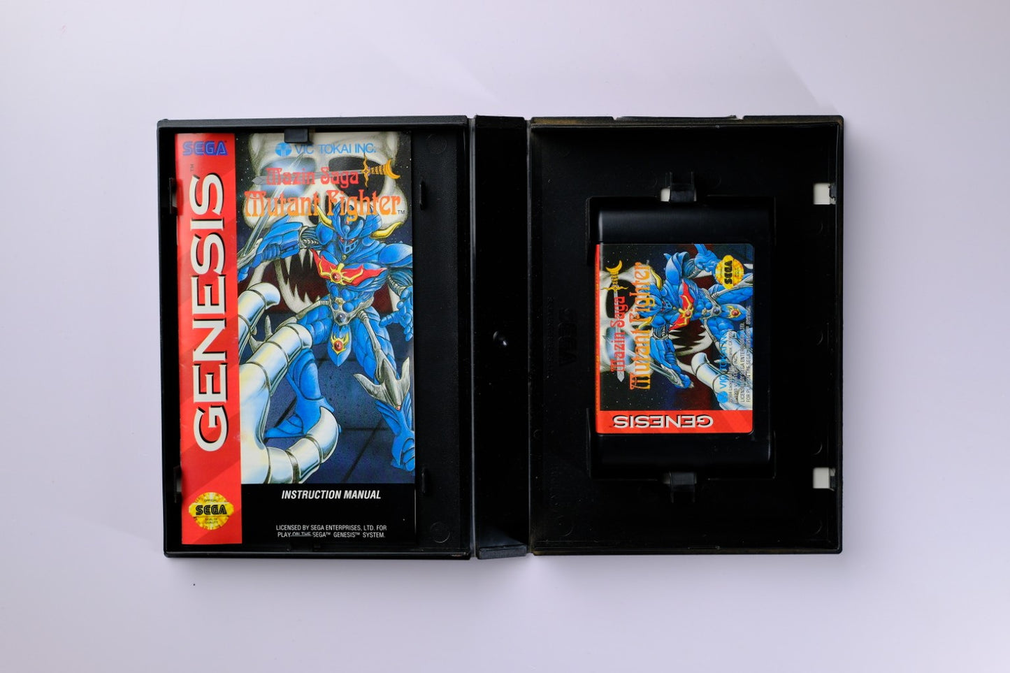 Mazin Saga Mutant Fighter Sega Genesis Complete