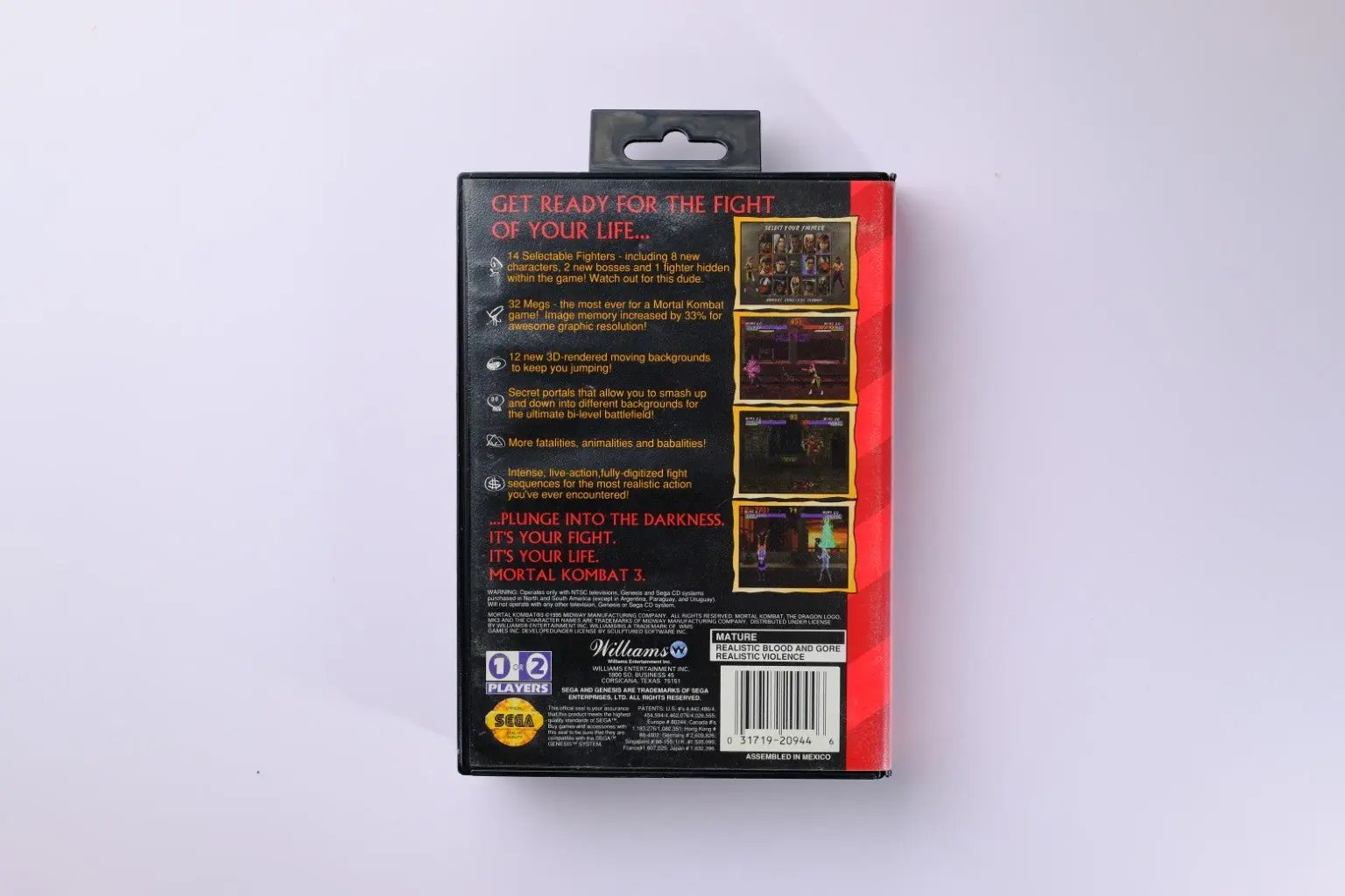 Mortal Kombat 3 Sega Genesis Complete RetroGate - Your Gateway to Classic Gaming