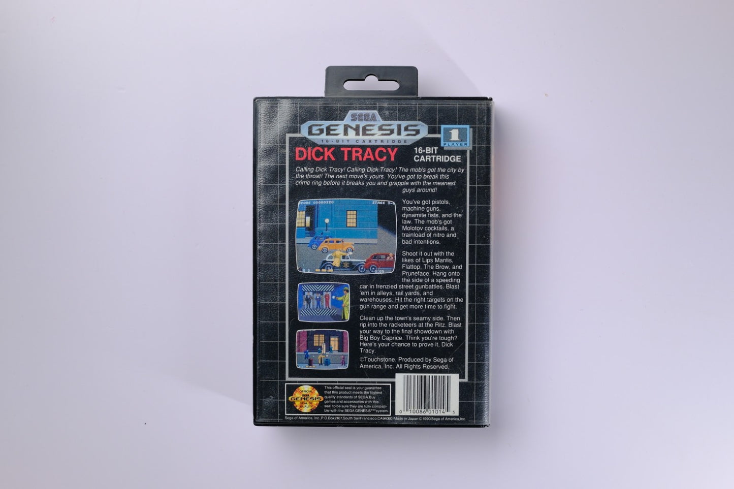 Dick Tracy Sega Genesis Complete