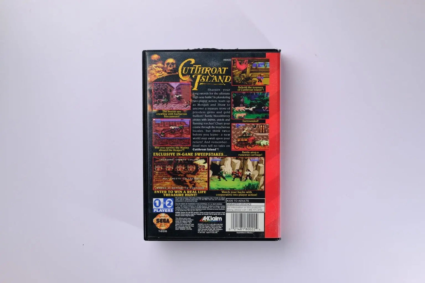 Cutthroat Island Sega Genesis Complete RetroGate - Your Gateway to Classic Gaming