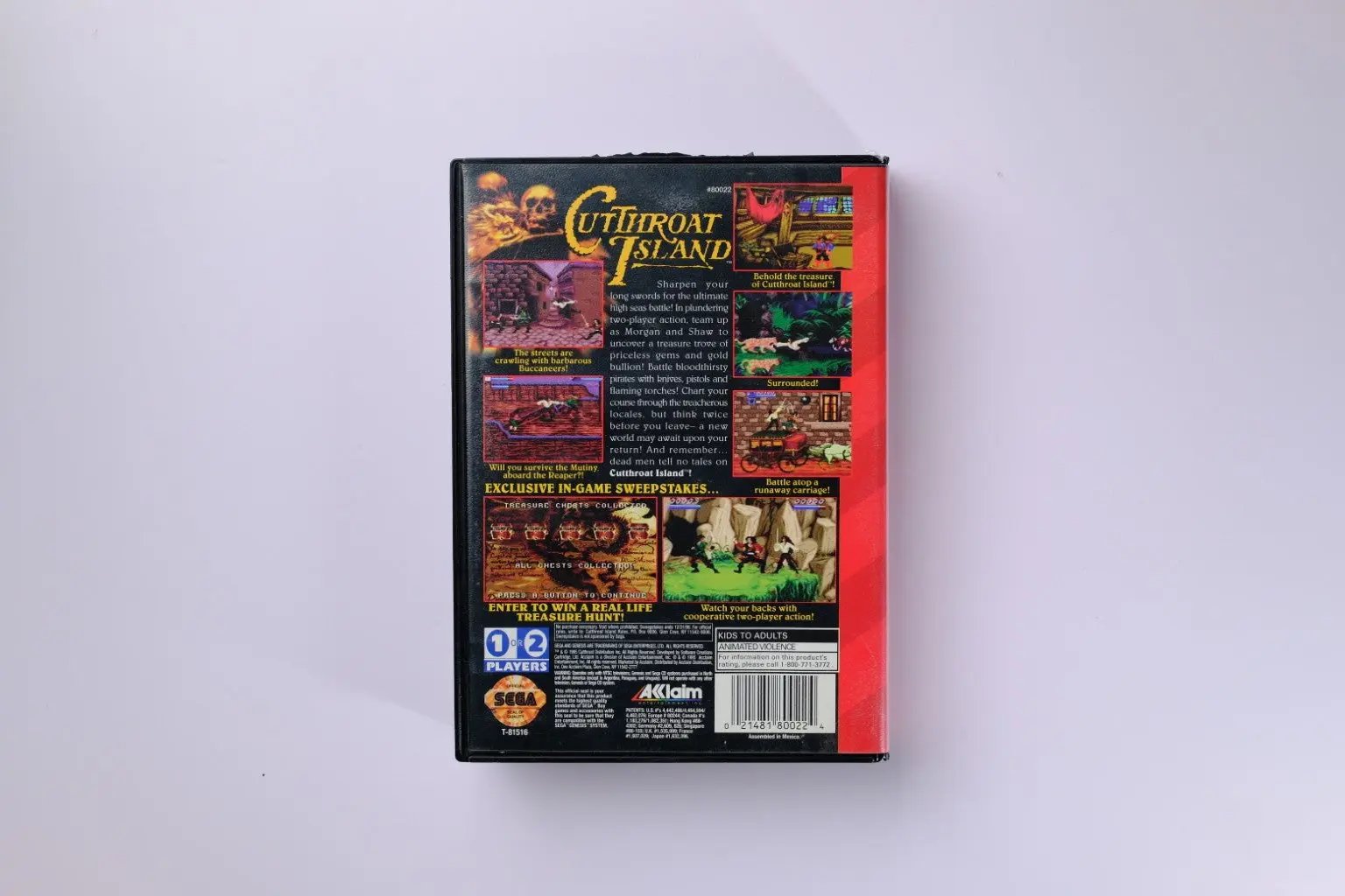 Cutthroat Island Sega Genesis Complete RetroGate - Your Gateway to Classic Gaming