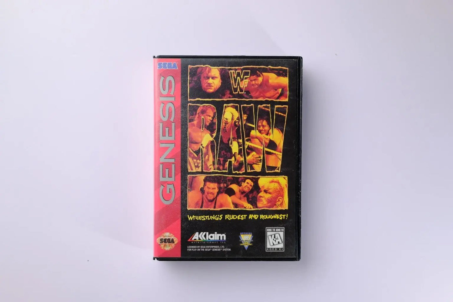 WWF Raw Sega Genesis Complete RetroGate - Your Gateway to Classic Gaming