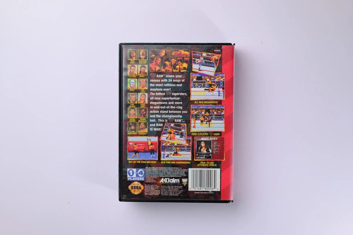 WWF Raw Sega Genesis Complete RetroGate - Your Gateway to Classic Gaming