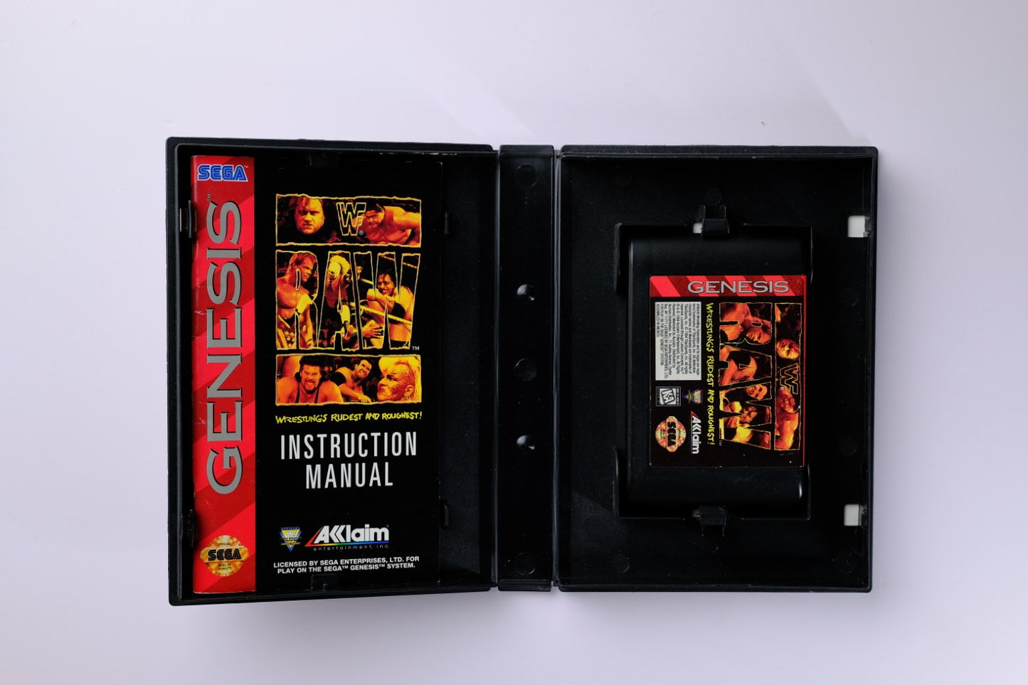 WWF Raw Sega Genesis Complete