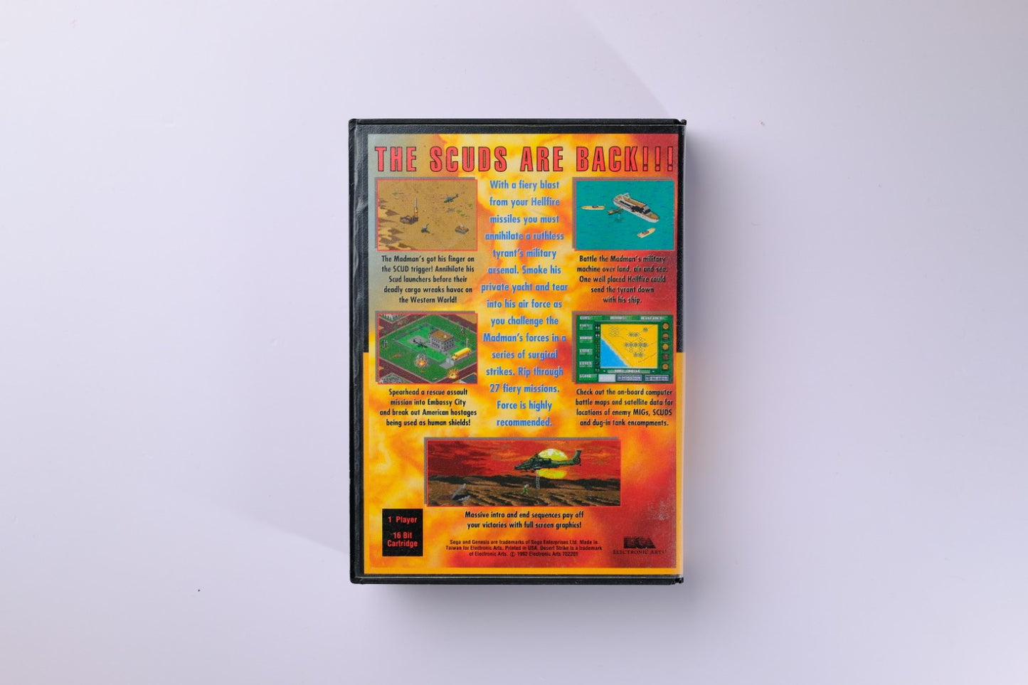 Desert Strike Return to the Gulf Sega Genesis Complete