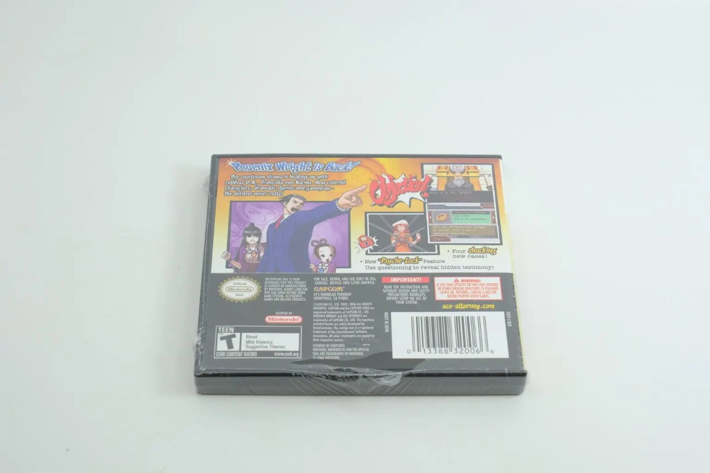 Phoenix Wright: Ace Attorney – Justice for All – Sealed Brand New RetroGate - Your Gateway to Classic Gaming