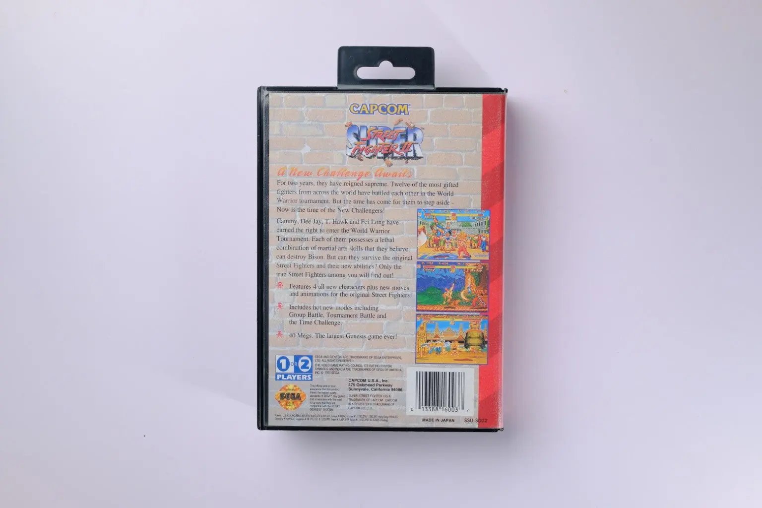 Super Street Fighter II Sega Genesis Complete RetroGate - Your Gateway to Classic Gaming