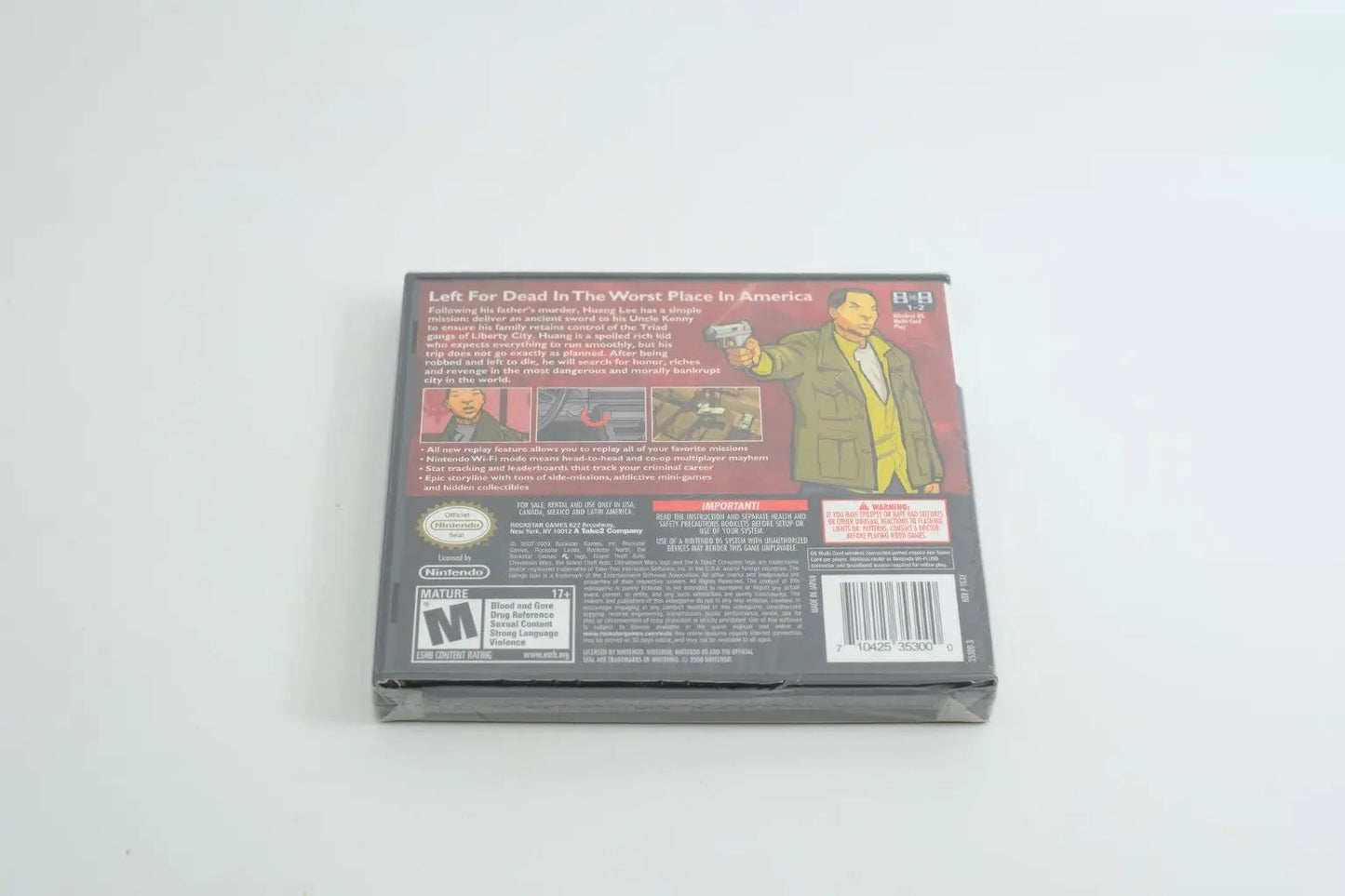 Grand Theft Auto: Chinatown Wars – Sealed Brand New RetroGate - Your Gateway to Classic Gaming