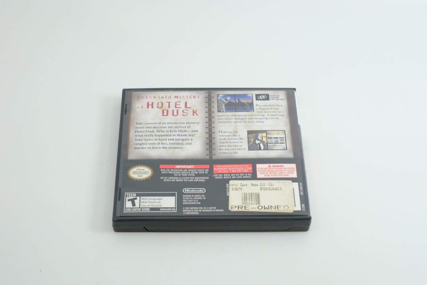 Hotel Dusk: Room 215 – Complete in Box