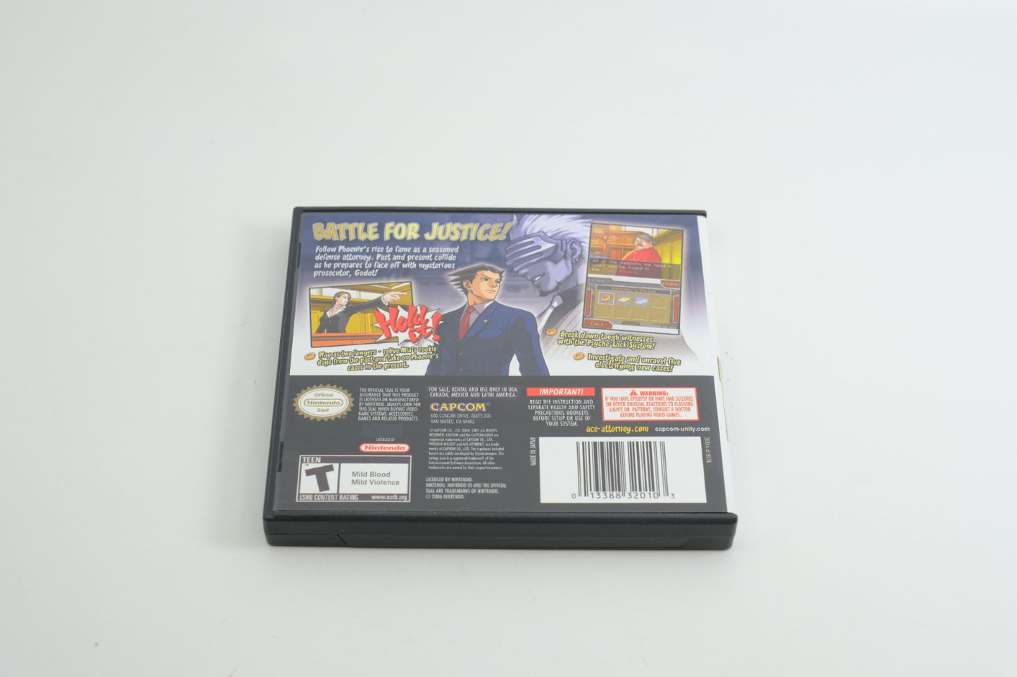 Ace Attorney: Trials and Tribulations – Complete in Box