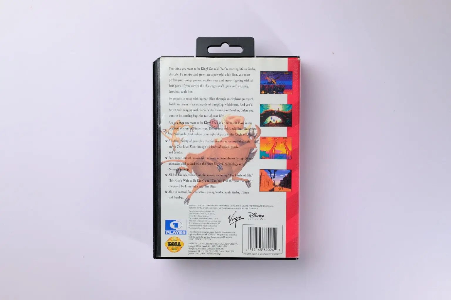 The Lion King Sega Genesis Complete RetroGate - Your Gateway to Classic Gaming