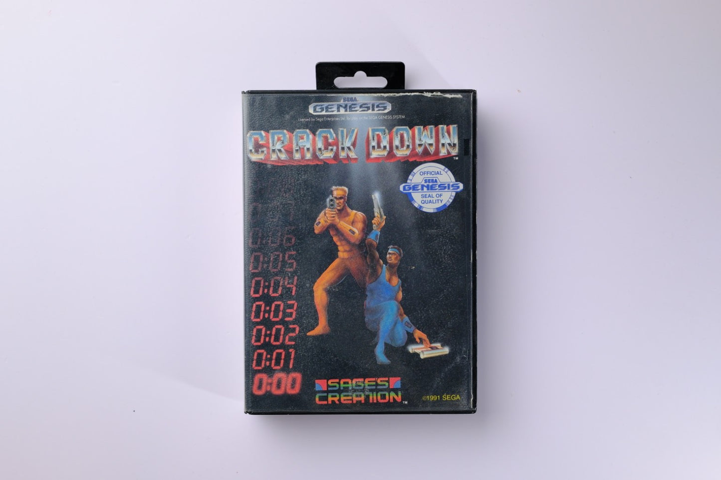 Crack Down Sega Genesis Complete