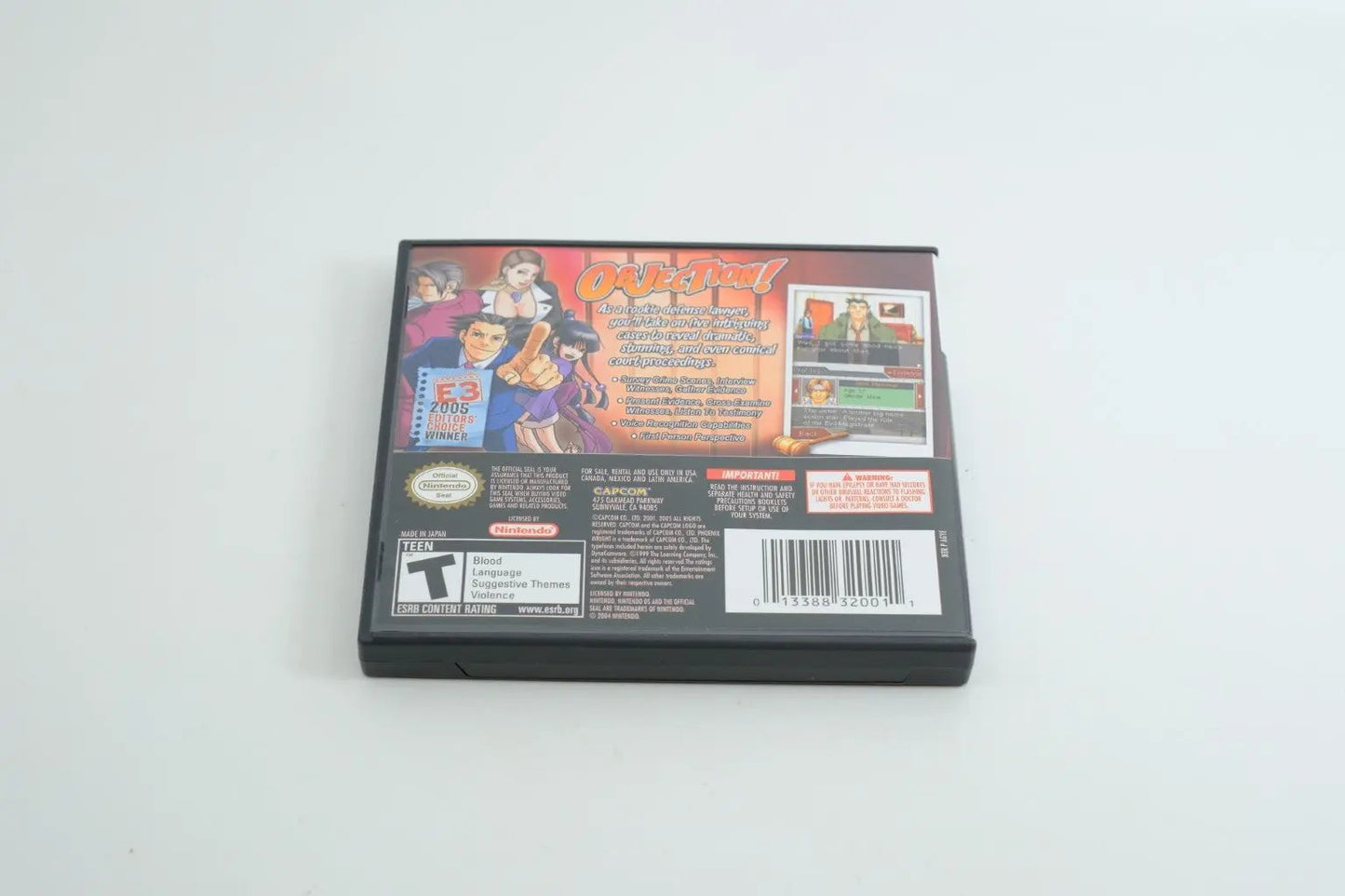 Phoenix Wright: Ace Attorney – Complete in Box RetroGate - Your Gateway to Classic Gaming