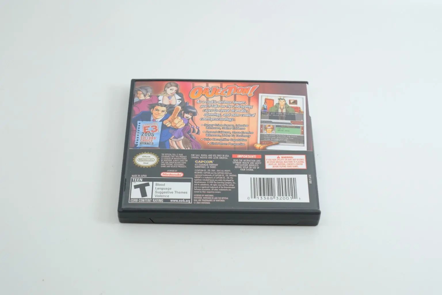 Phoenix Wright: Ace Attorney – Complete in Box RetroGate - Your Gateway to Classic Gaming