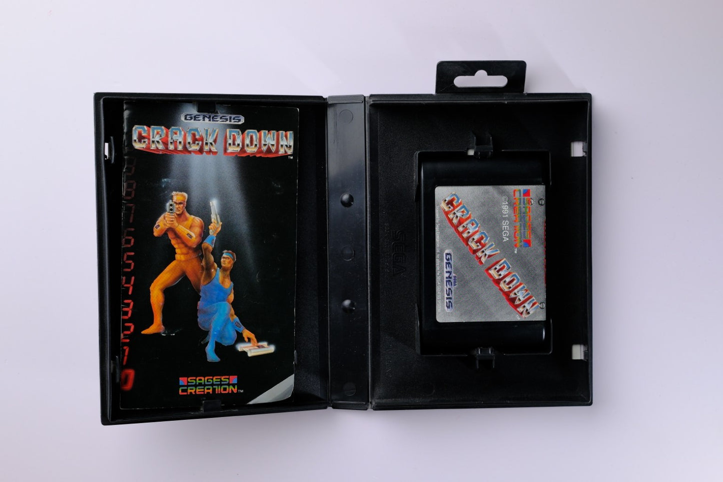 Crack Down Sega Genesis Complete
