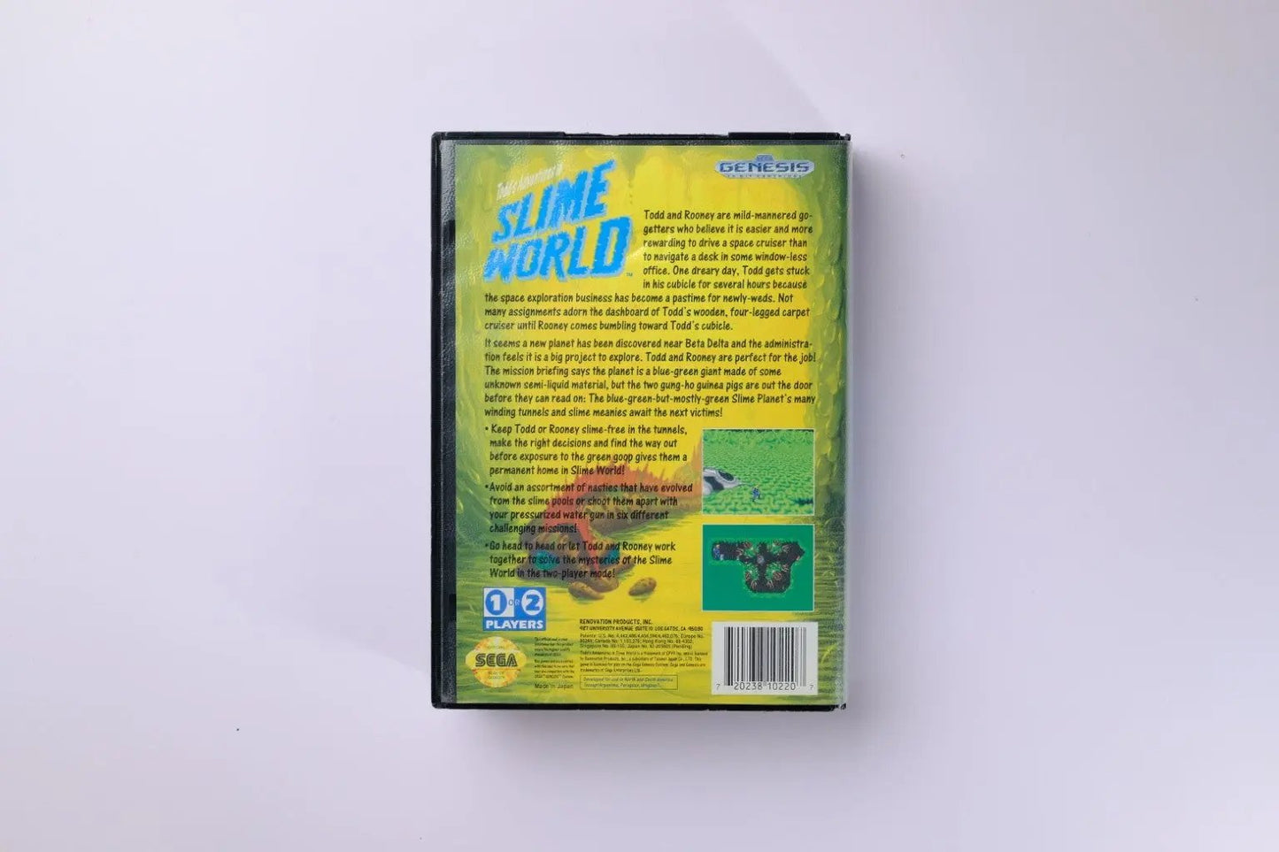 Todd's Adventures in Slime World Sega Genesis Complete RetroGate - Your Gateway to Classic Gaming