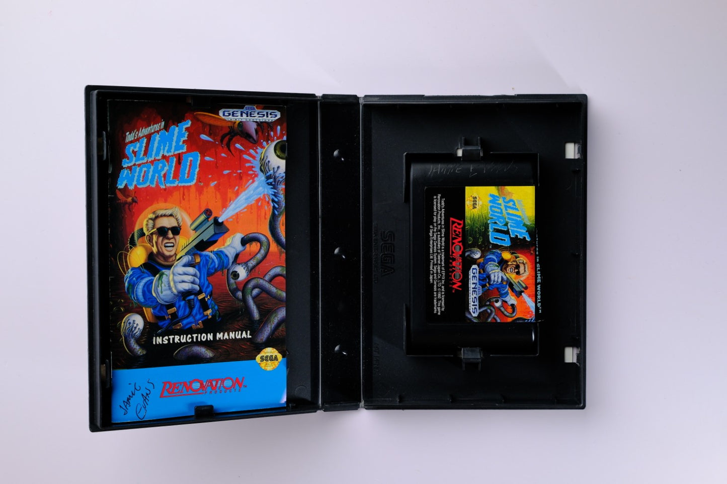 Todd's Adventures in Slime World Sega Genesis Complete