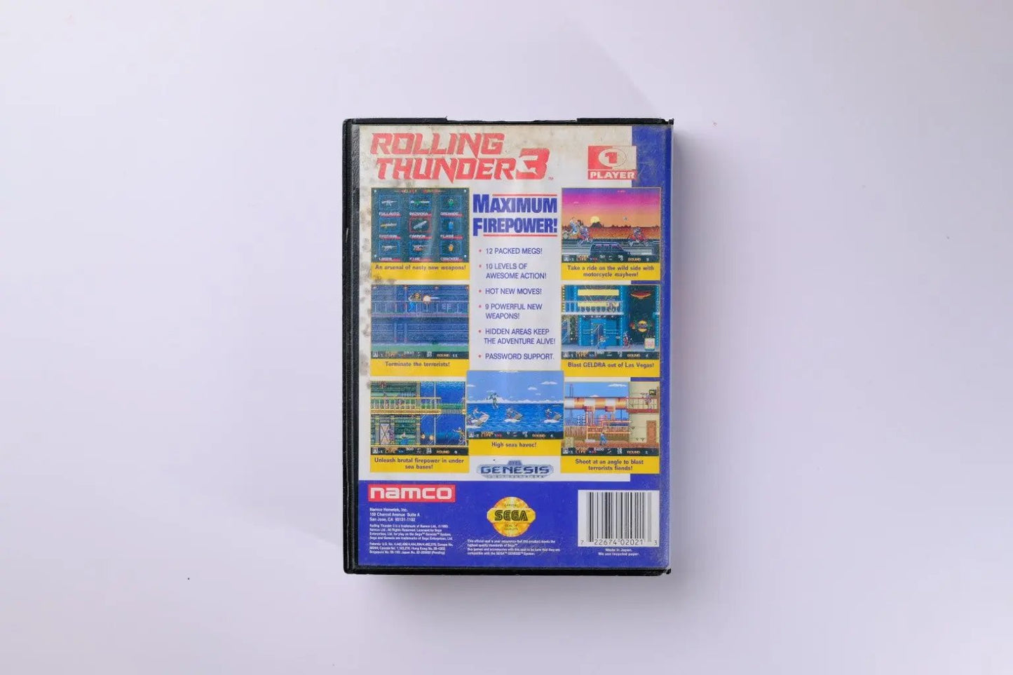 Rolling Thunder 3 Sega Genesis Complete RetroGate - Your Gateway to Classic Gaming