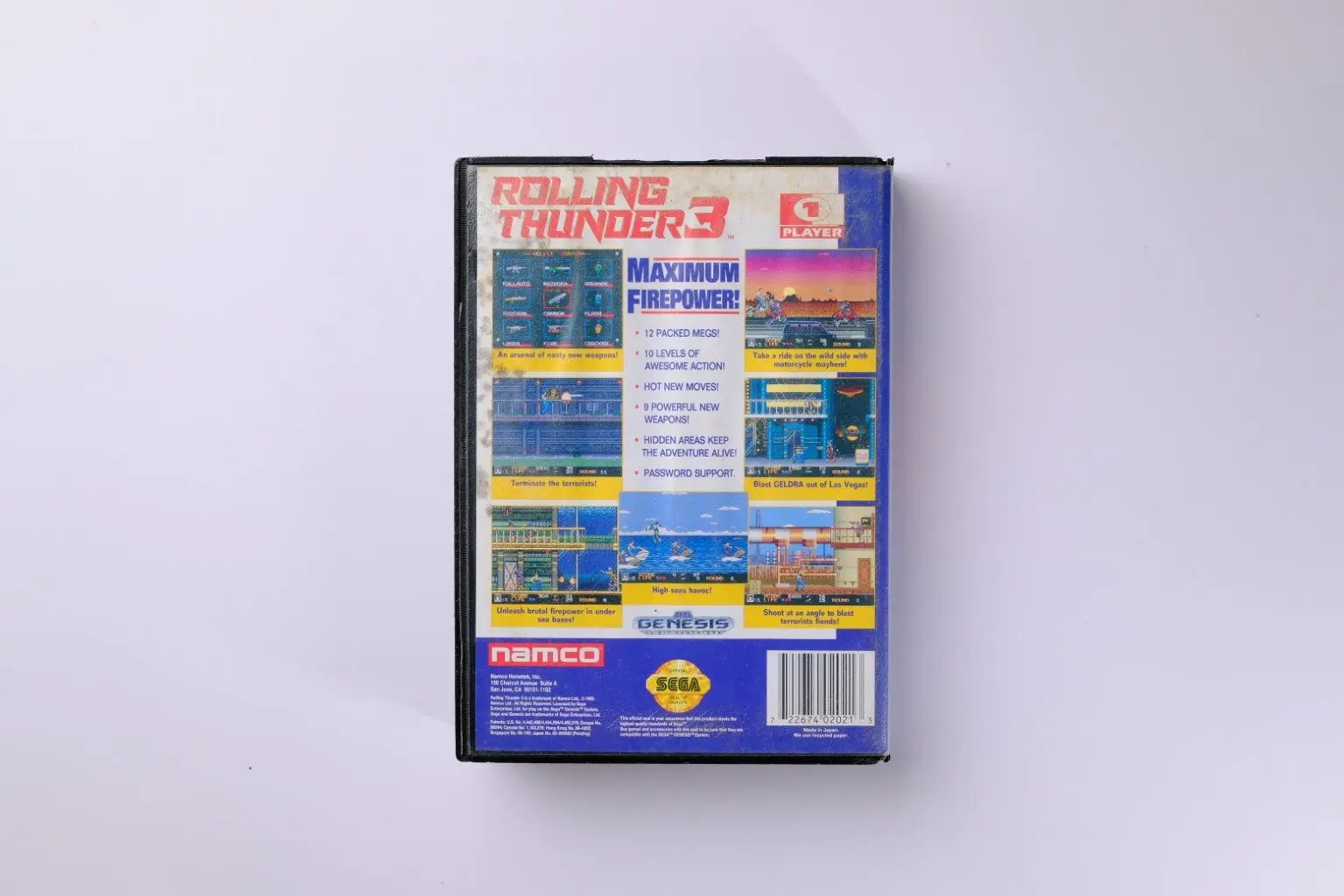 Rolling Thunder 3 Sega Genesis Complete RetroGate - Your Gateway to Classic Gaming