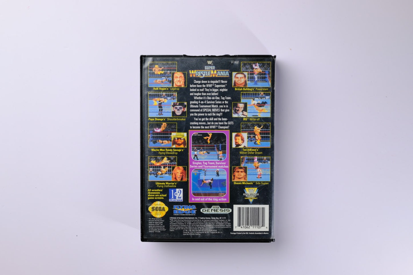 WWF Super Wrestlemania Sega Genesis Complete