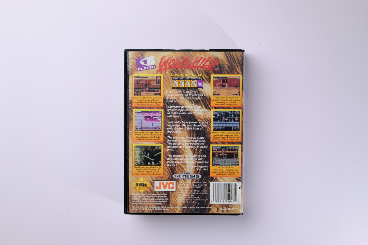 Wolfchild Sega Genesis Complete