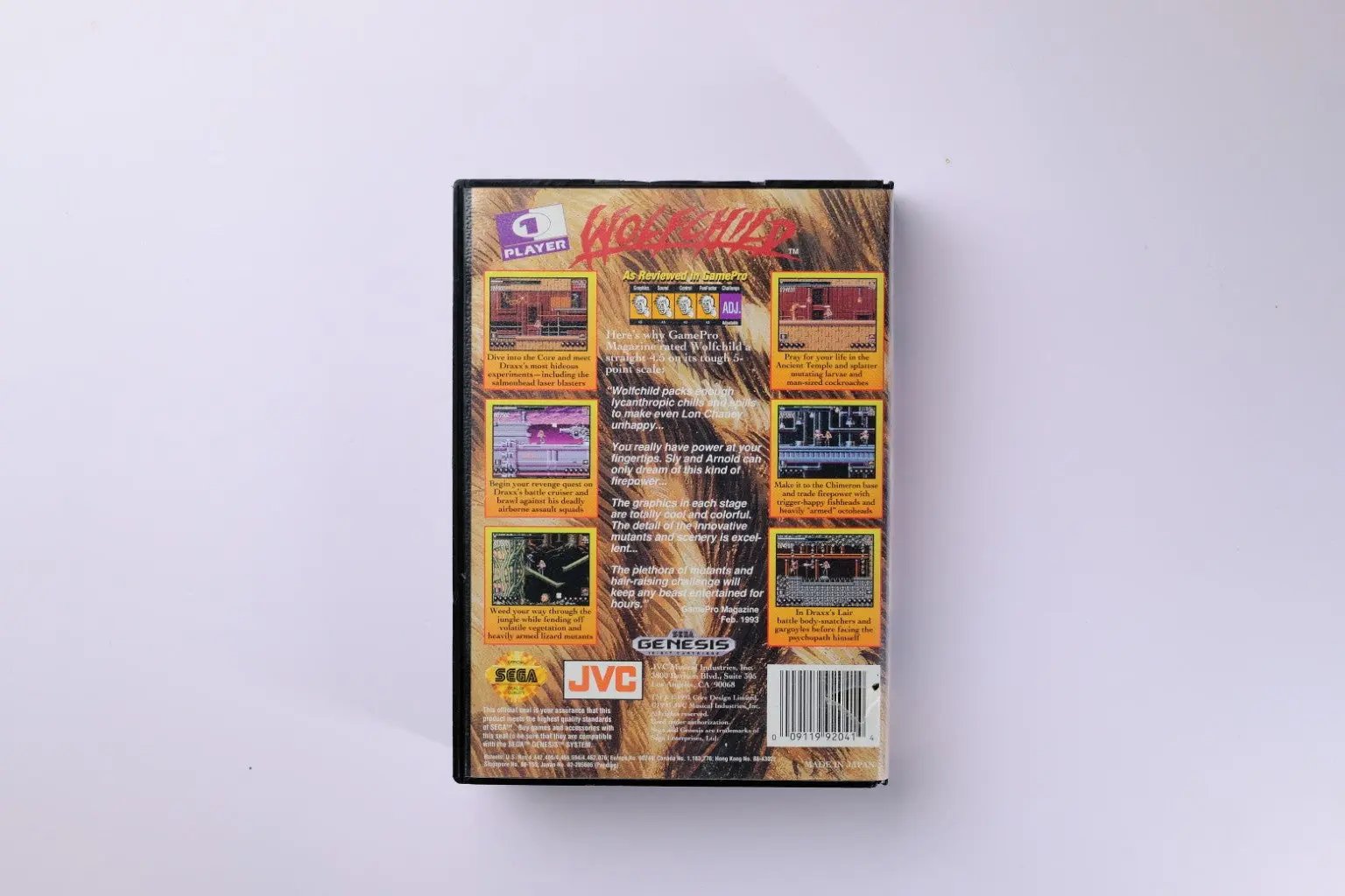 Wolfchild Sega Genesis Complete RetroGate - Your Gateway to Classic Gaming