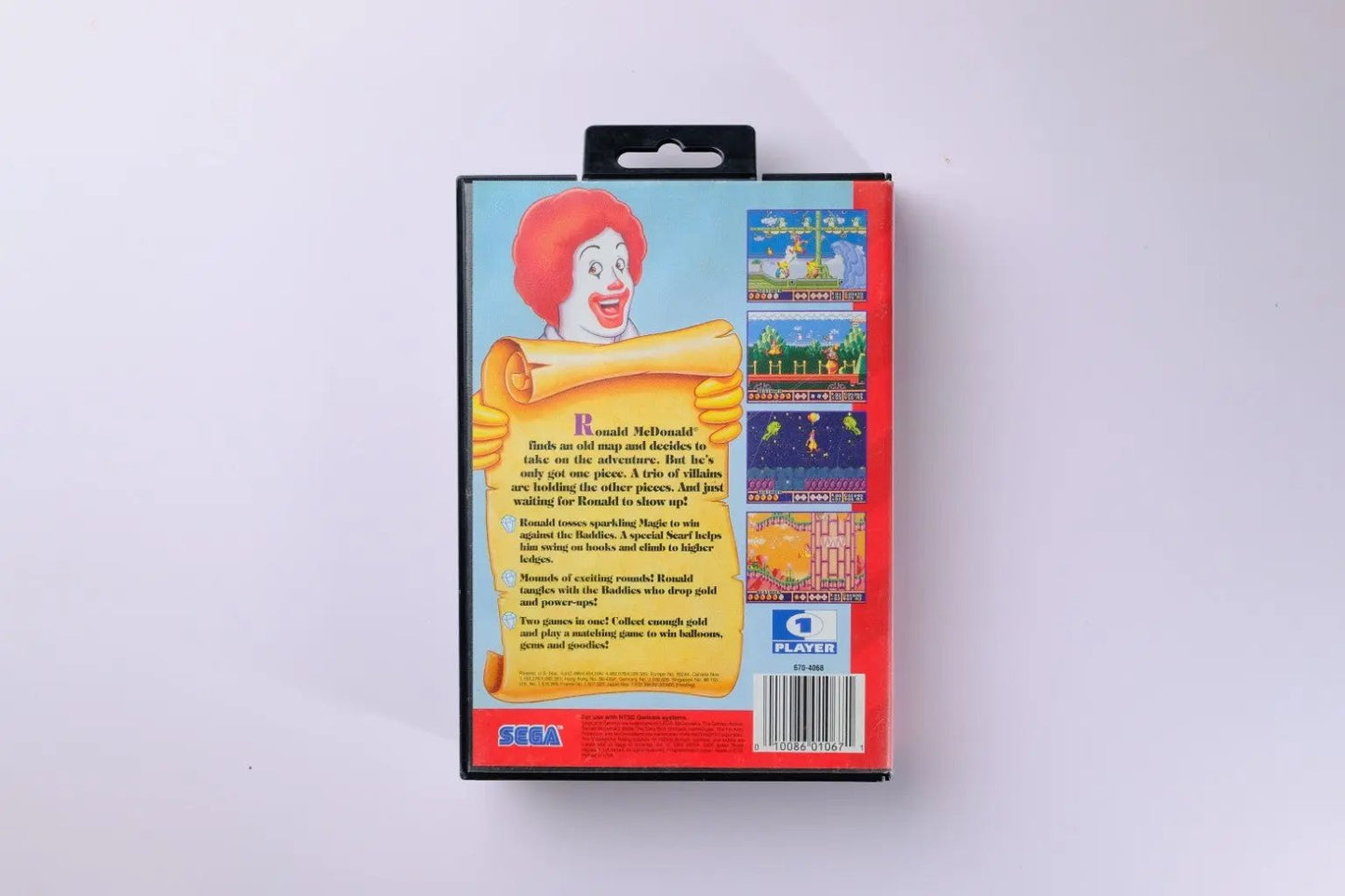 McDonald's Treasure Land Adventure Sega Genesis Complete RetroGate - Your Gateway to Classic Gaming