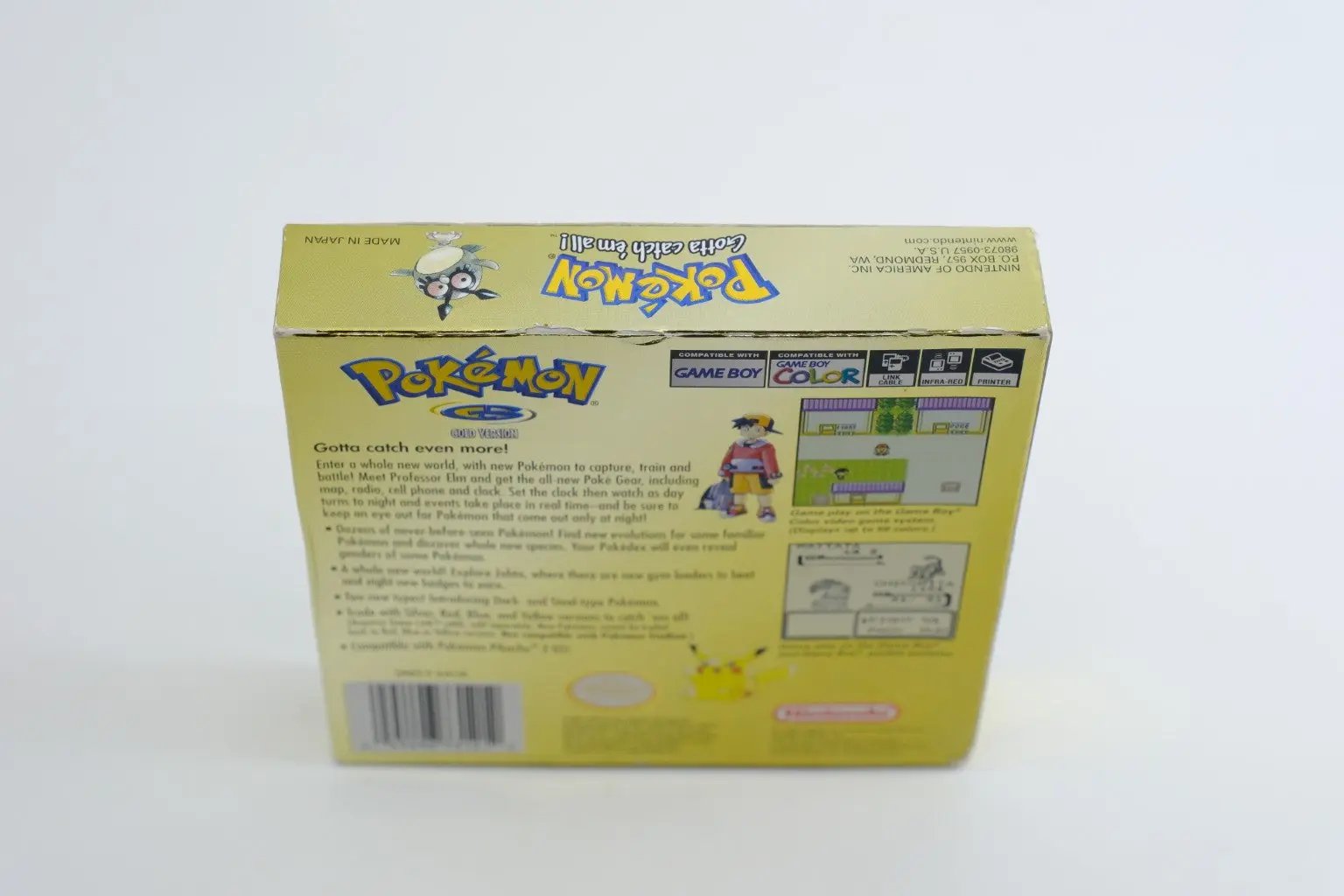 Pokémon Gold Version – Complete in Box RetroGate - Your Gateway to Classic Gaming