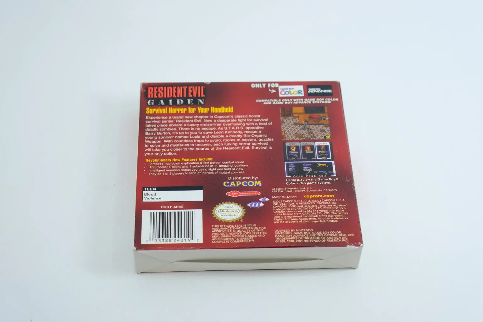 Resident Evil Gaiden – Complete in Box RetroGate - Your Gateway to Classic Gaming