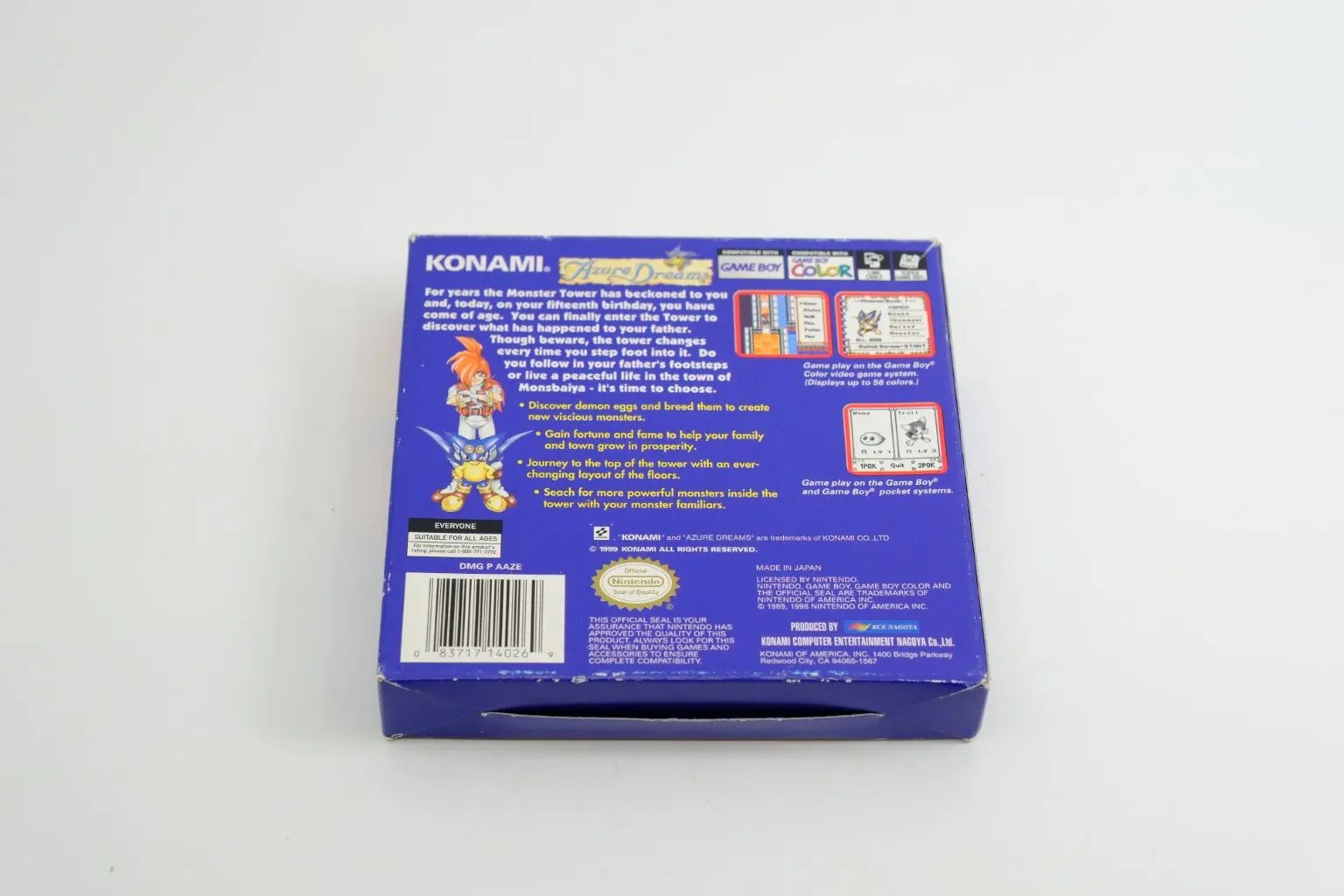 Azure Dreams – Complete in Box RetroGate - Your Gateway to Classic Gaming