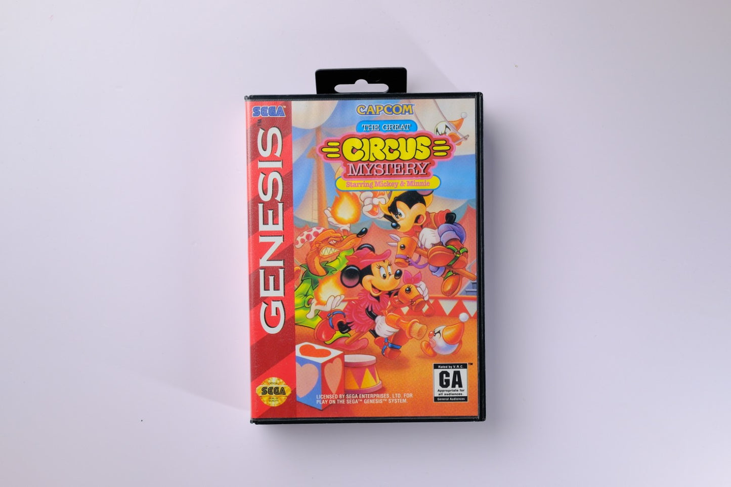 The Great Circus Mystery Starring Mickey and Minnie Sega Genesis Complete