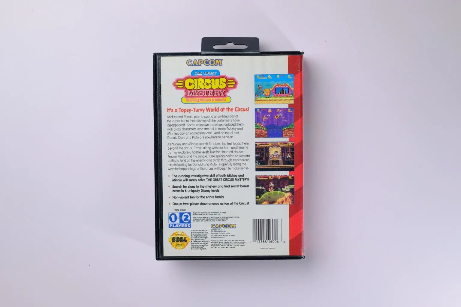 The Great Circus Mystery Starring Mickey and Minnie Sega Genesis Complete RetroGate - Your Gateway to Classic Gaming