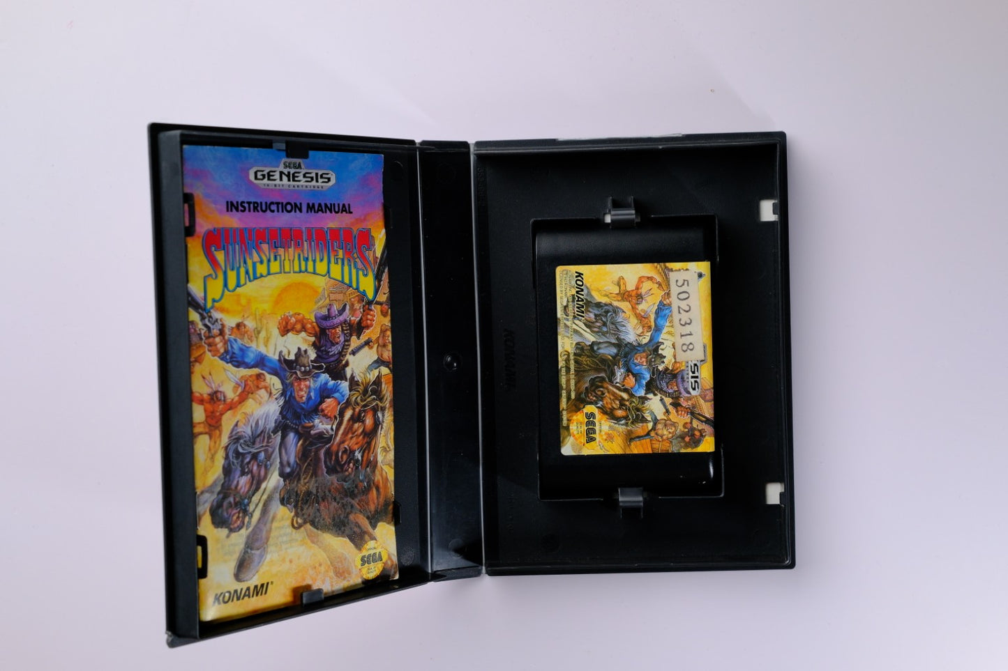 Sunset Riders Sega Genesis Complete