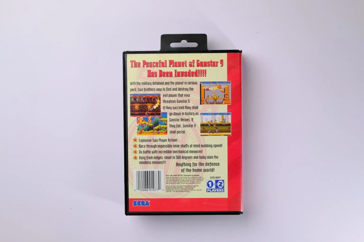 Gunstar Heroes Sega Genesis Complete RetroGate - Your Gateway to Classic Gaming