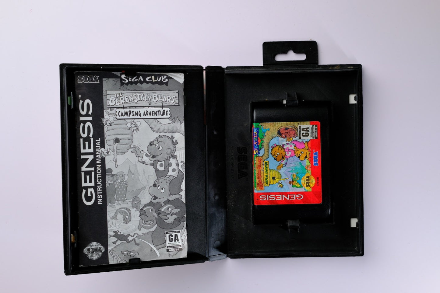 Berenstain Bears Camping Adventure Sega Genesis Complete