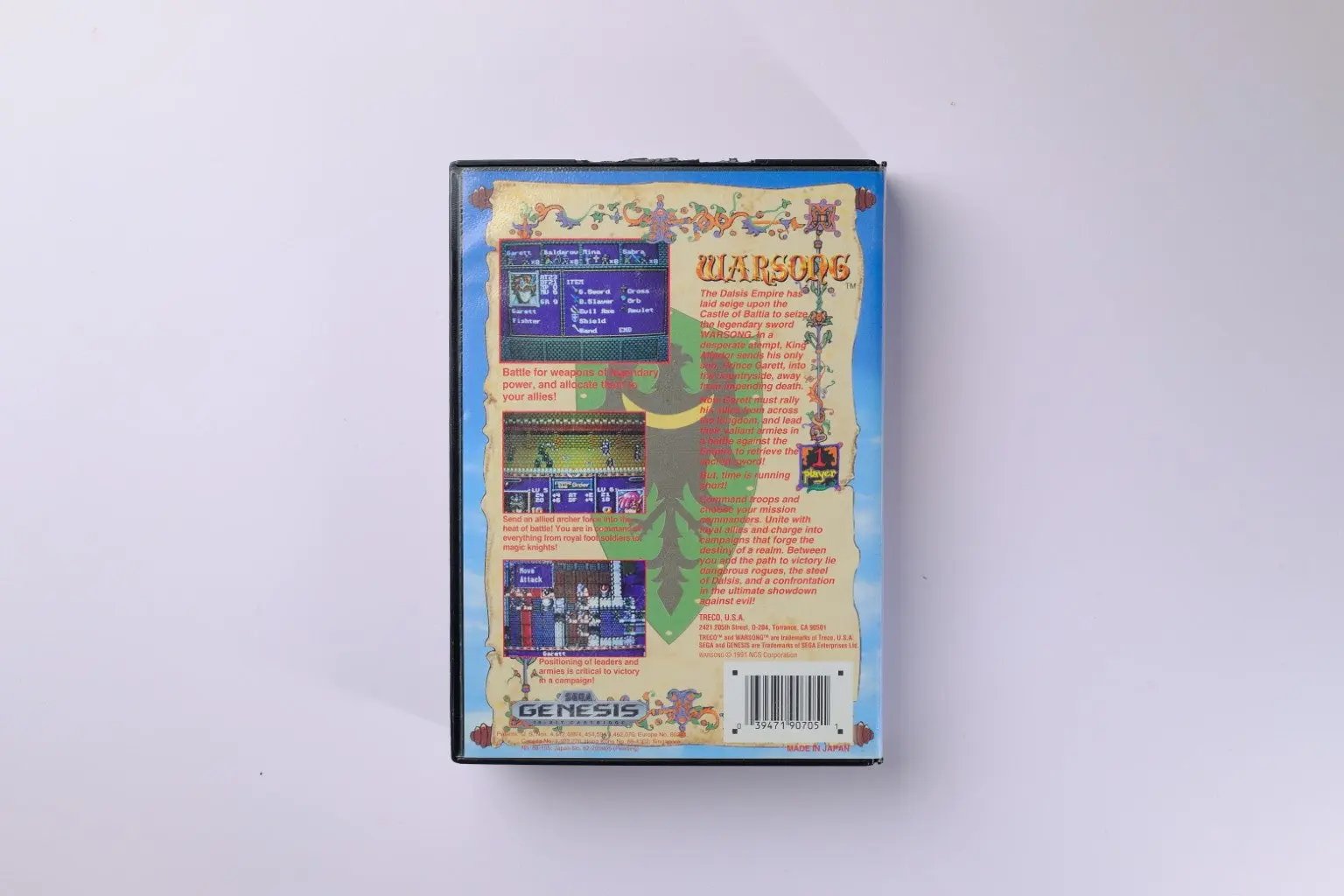 Warsong Sega Genesis Complete RetroGate - Your Gateway to Classic Gaming