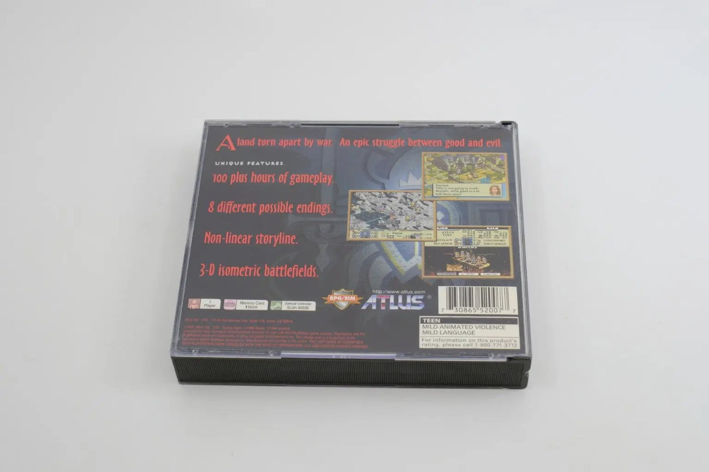 Tactics Ogre – Complete in Box RetroGate - Your Gateway to Classic Gaming